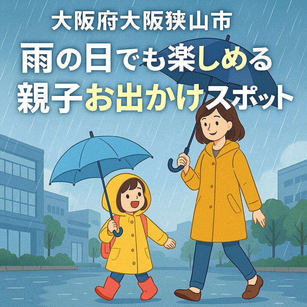 大阪狭山市でおすすめの雨の日でも遊べるスポット８選！