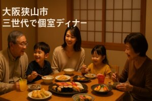 【大阪狭山市】お盆は完全個室で子連れ夕食｜三世代6人に優しい店5選（駐車場・予約OK）