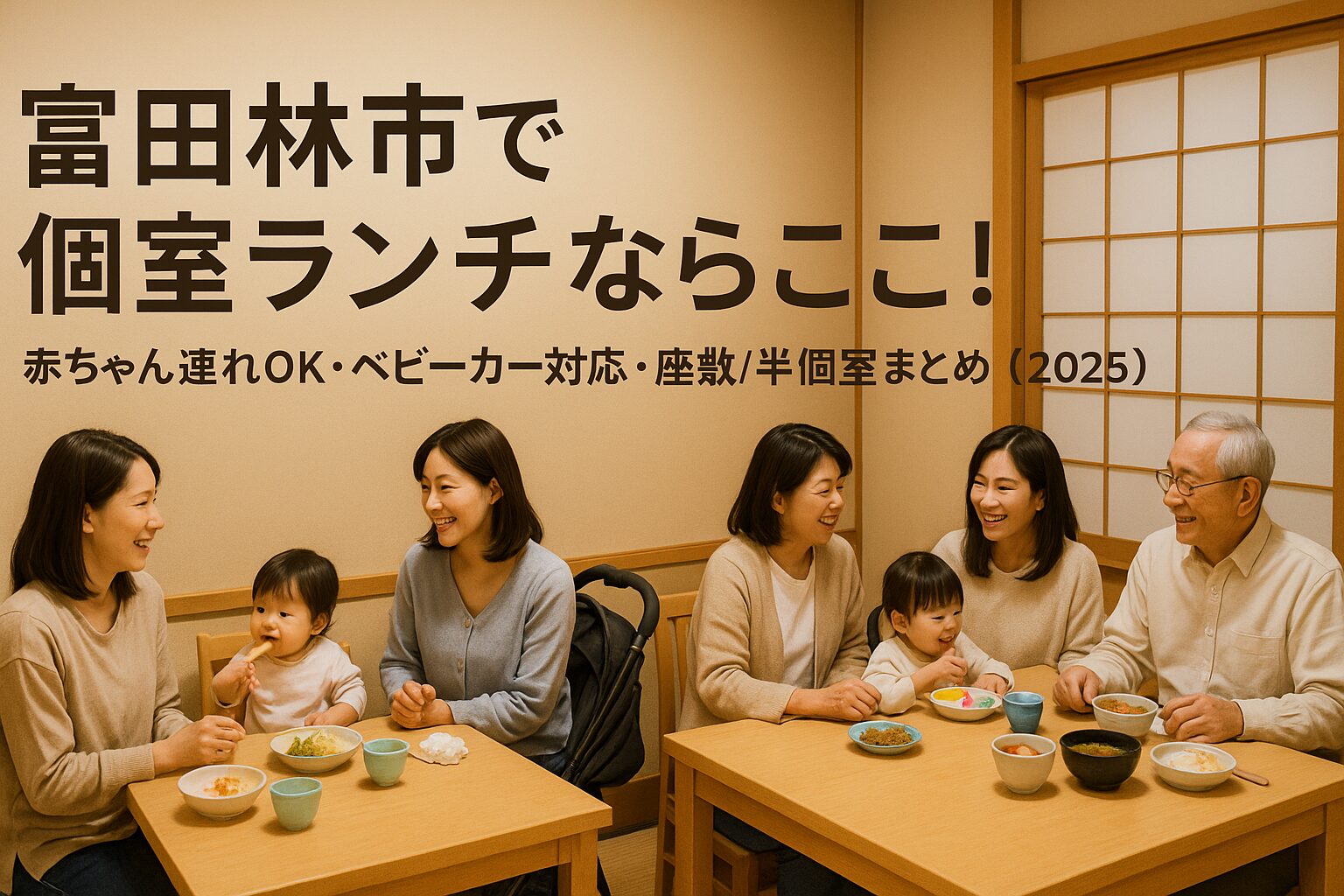 富田林市で個室ランチならここ！赤ちゃん連れOK・ベビーカー対応・座敷/半個室まとめ【2025】