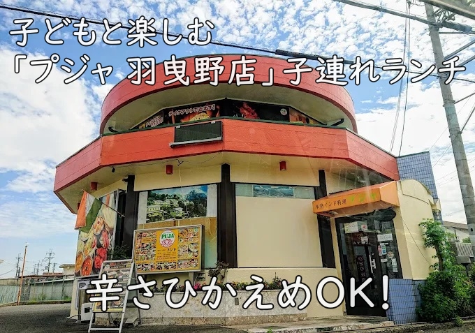辛さひかえめOK！子どもと楽しむ「プジャ 羽曳野店」子連れランチ