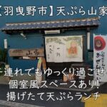 【羽曳野市】天ぷら山家｜子連れでもゆっくり過ごせる個室風スペースあり！揚げたて天ぷらランチ