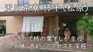 天川茶寮 柿千（松原）｜できたて柿の葉すしが主役。ランチ膳・予約・アクセスを深掘り