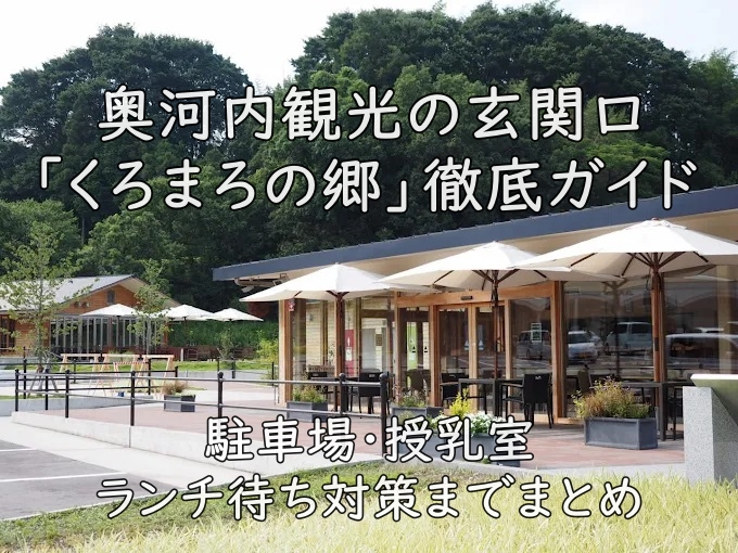 奥河内観光の玄関口「くろまろの郷」徹底ガイド｜駐車場・授乳室・ランチ待ち対策までまとめ