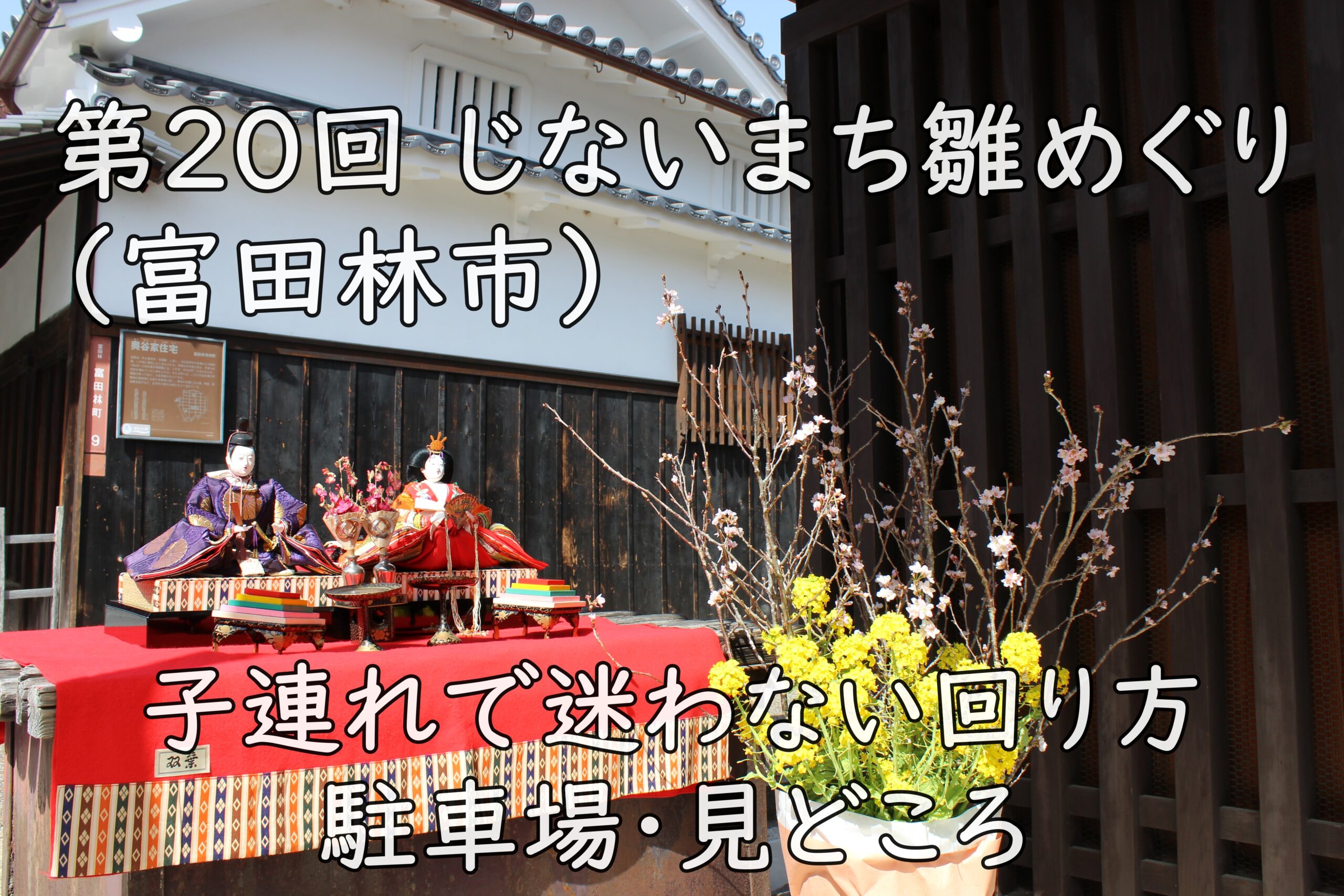 第20回 じないまち雛めぐり（富田林市）｜子連れで迷わない回り方・駐車場・見どころ