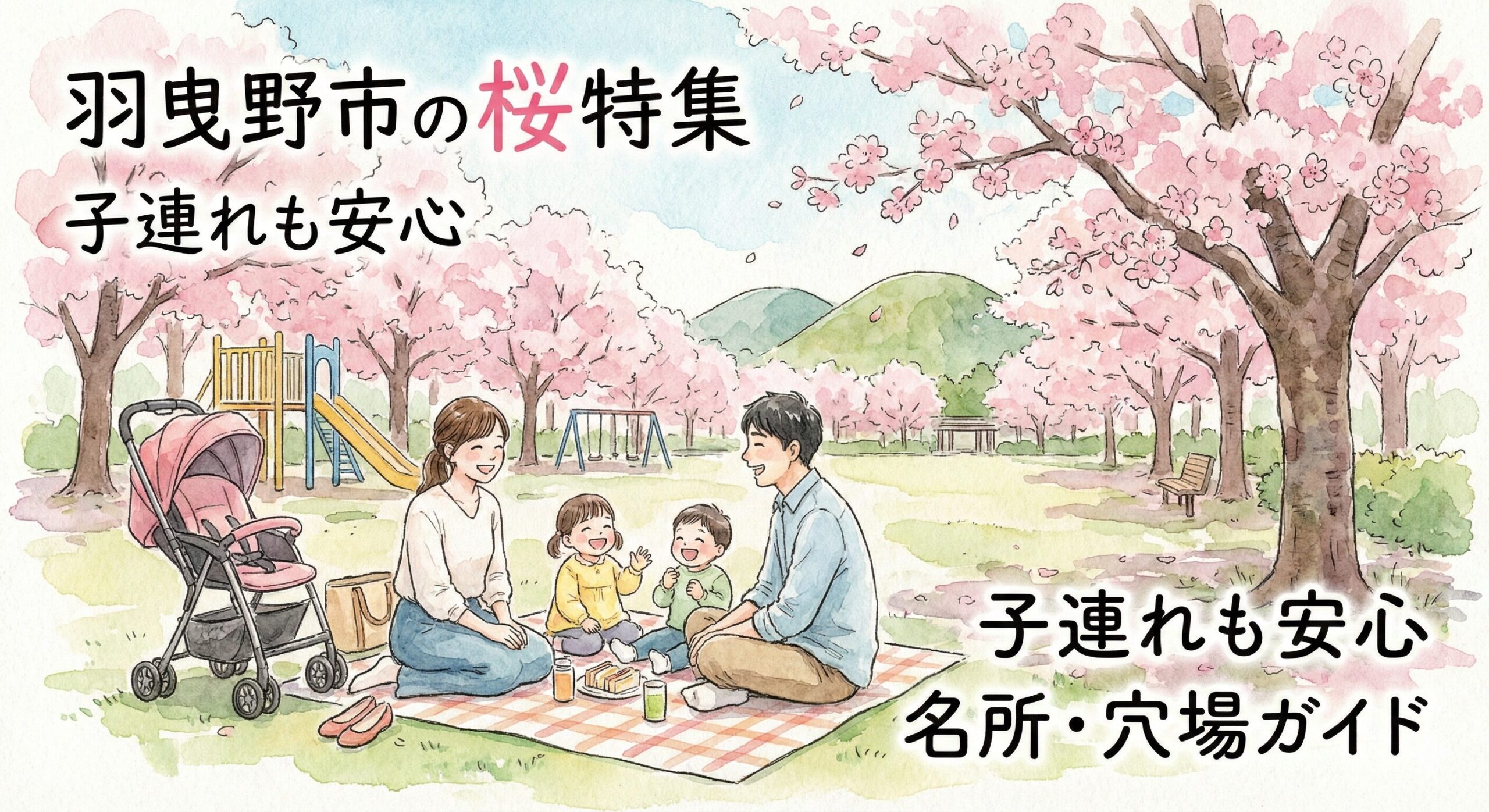 羽曳野市の桜特集｜名所・穴場・地元民ルートまで「子連れ目線」で迷わないまとめ