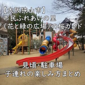 【大阪狭山市】市民ふれあいの里（花と緑の広場）の桜ガイド｜見頃・駐車場・子連れの楽しみ方まとめ