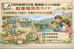 【河内長野】天見・廃線跡(トトロ街道)駐車場完全ガイド|天見駅周辺・代替P・子連れアクセスの正解